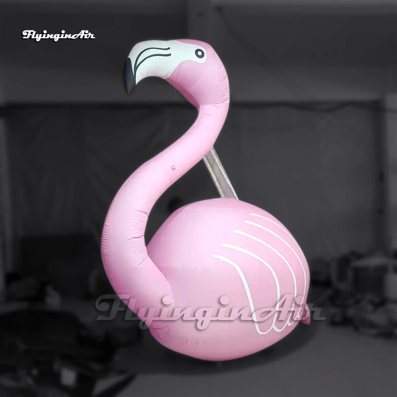 

3m Noble Pink Giant Inflatable Flamingo Animal Balloon For Park Decoration