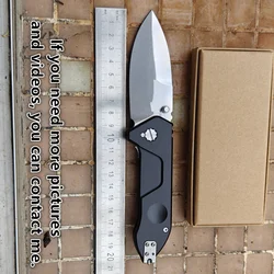 JUFULE New Frame Rock Aluminum Alloy Handle Ball Bearing Manual Camping Hunt Fishing Hike Outdoor EDC Tool Folding Utility Knife
