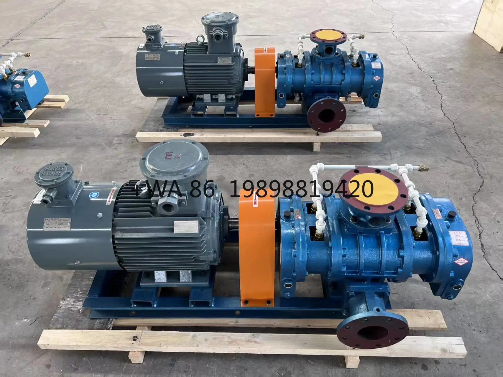 Blower Rotary Lobe Design Industrial High Efficiency Aeration Cast Iron Electric AC OEM High Pressure Silent Oil-Free Roots