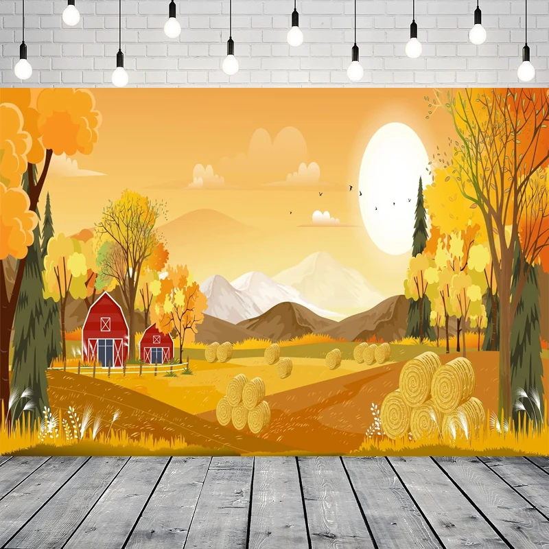 Cartoon Farm Bales …