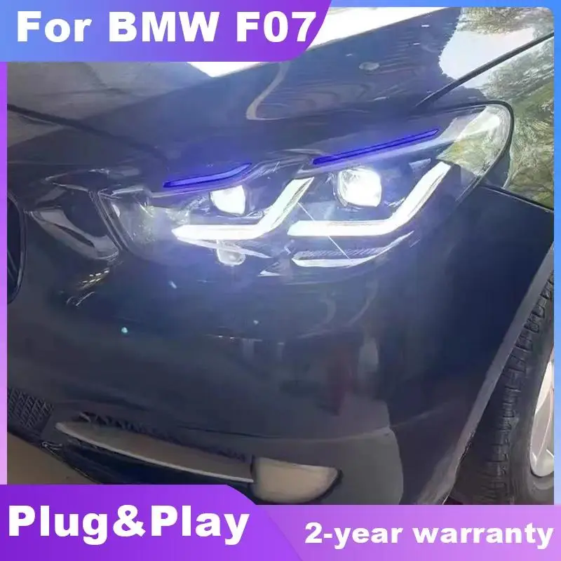 Car Styling for BMW F07 FULL LED Headlights 2010-2017 5 Series Head Lights GT 5GT DRL Turn Signal LED High Beam Projector Lens