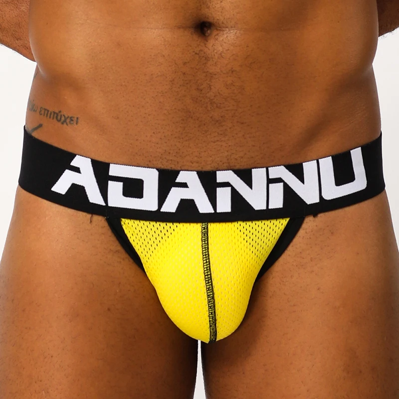 28 Style ADANNU Male Lingerie Sissy Panties For Men Thong Cotton Gay Underwear Jockstrap Men Sexy Mens G String Thongs Cuecas