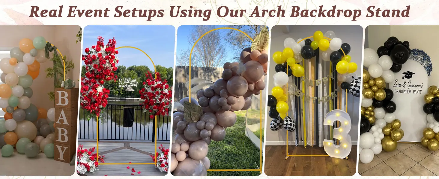 6.6ft arch backdrop stand