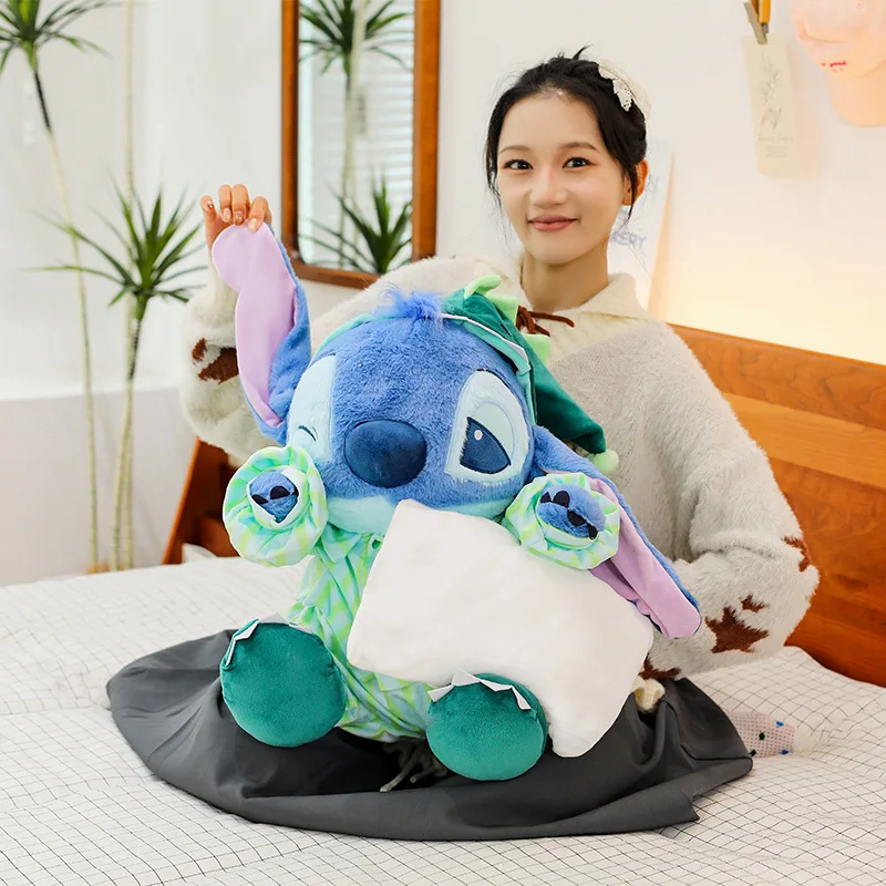 

Мультфильм 30/50 см Дисней Лило и Стич плюшевые игрушки милый плюшевый динозавр пижама Стич куклы подушка мягкая детская подарок на день рождения и Рождество
