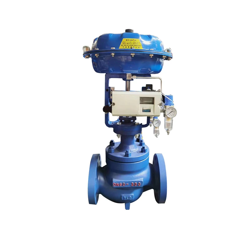 Factory Price Pneumatic Single Seat Control Valve, Industrial Pneumatic Regulating Valve for Process Control
