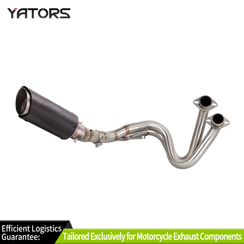 

Exhaust Systems Full System Exhaust Muffler Header Pipe For Kawasaki Ninja 650 Z650 2012-2023 Exhausts Pipes