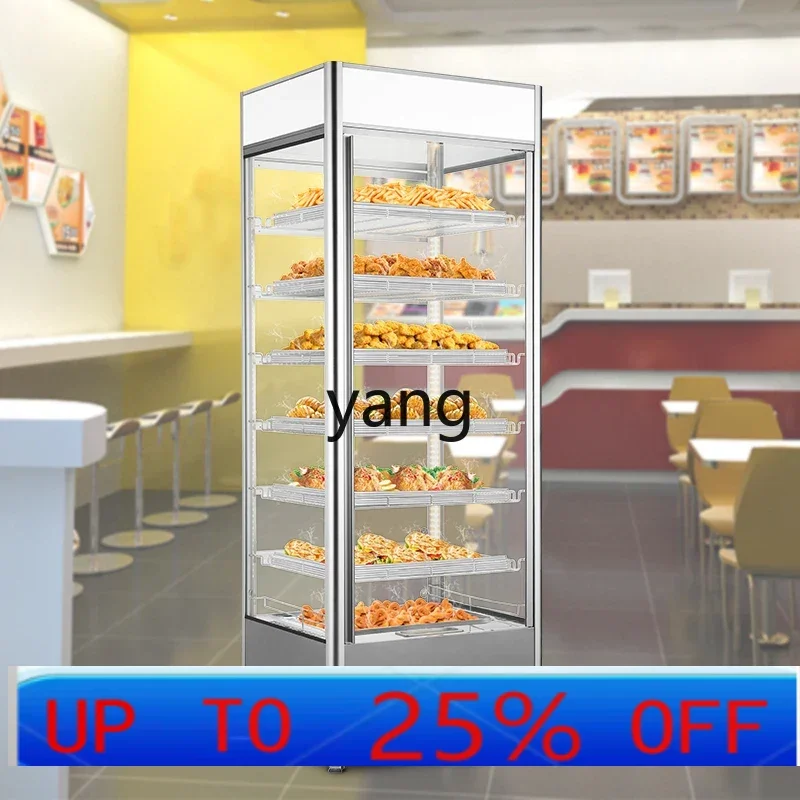 LTT vertical thermal insulation display cabinet meal bread heating large capacity hot air circulation