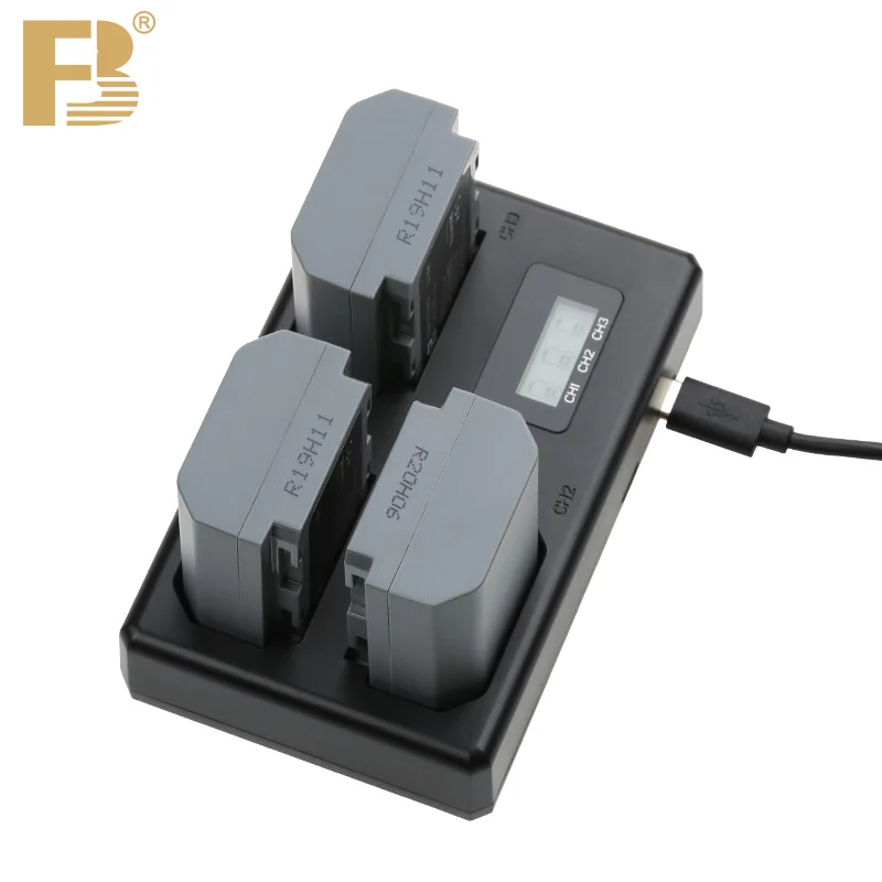 FB NP FZ100 Battery 3 Slot Charger for Sony Camera Alpha A7R3 A6600 A6700 A7M3 ARR4 A7R4 A7R5 A7III A7S3A9 A9S IV BC-QZ1 ILCE-9