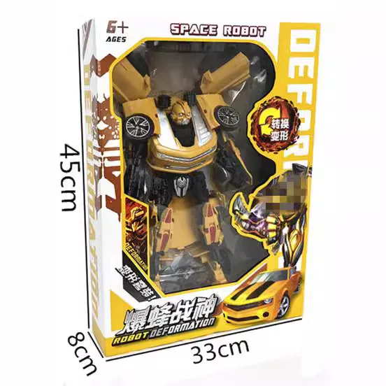 หุ่นยนต์ของเล่น รถ นักรบ แอ็คชั่นฟิกเกอร์ หุ่นยนต์เด็ก ของเล่นโมเดล