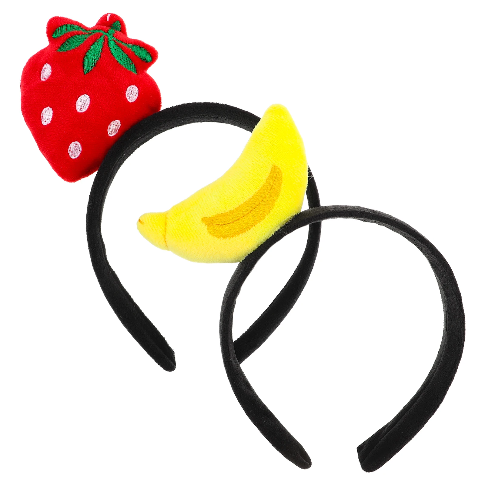 

Cartoon Fruit Hairband Cosplay Banana Headdress Cute Strawberry Makeup Headband Costume Accessory Food Performance Headgear