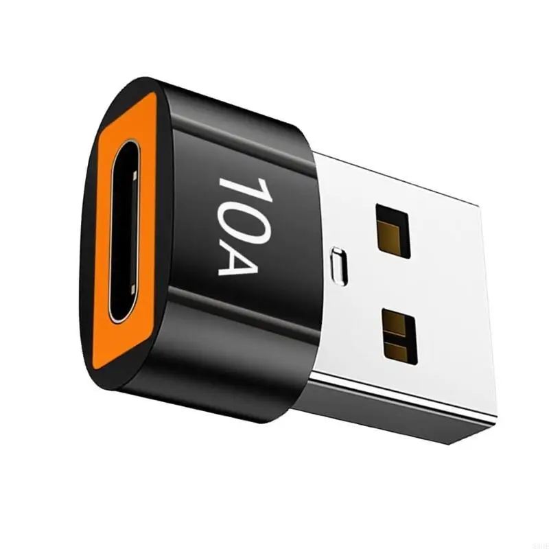 محول شحن USB إلى USB C لأجهزة الطاقة العالية 10A إخراج محولات USB 83CE #2