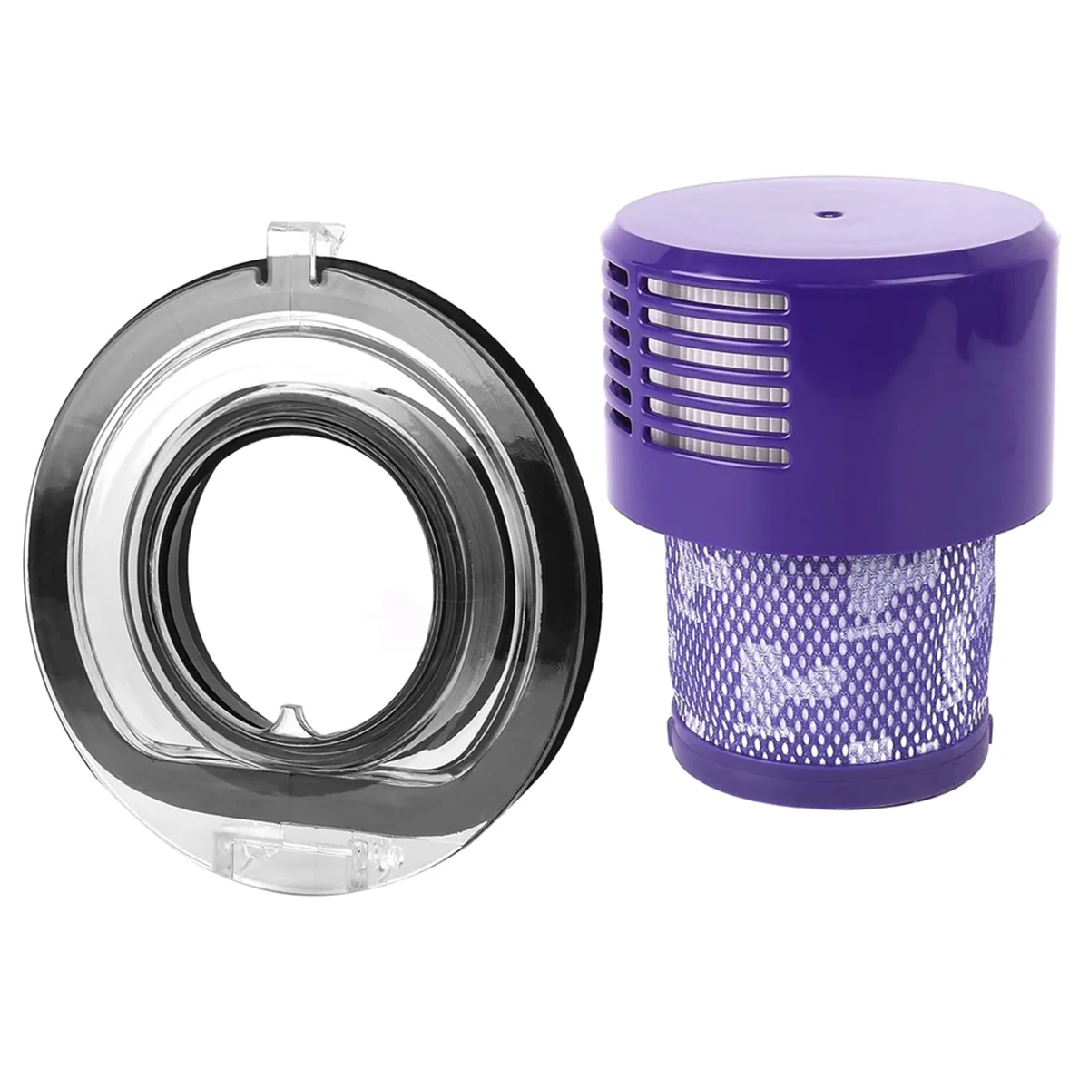 

A04V Dust Bin Base Lid Replacement for V10 SV12 Vacuum Cleaner Canister Lid/Dust Bucket Cover with Filter