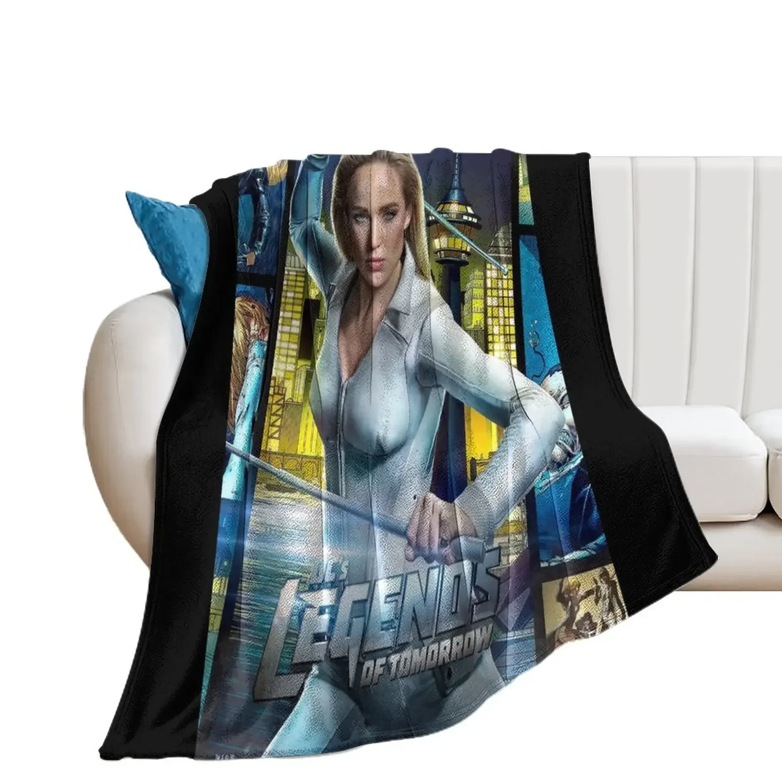 

White Canary Poster Throw Blanket Cute Plaid Decorative Throw Soft Plaid Luxury St Blankets