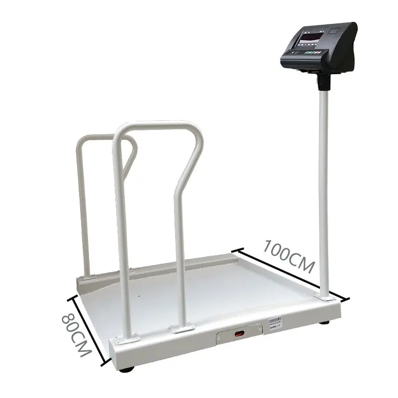 Wheelchair scale Special wheelchair weighing scale for dialysis room with printing connection Computer scale