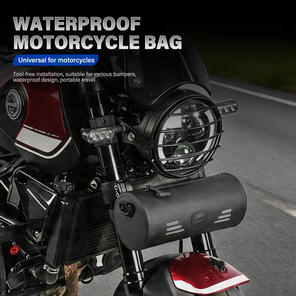 3.8L Motorcycle Side Frame Bags Waterproof Hanging Bag Tail Bag Repair Tool Placement Storage Bag For BMW For Honda For Yamaha