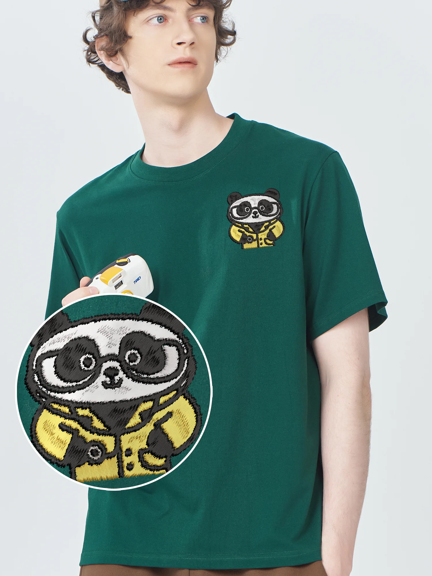 

Embroidered T Shirts Doctor Cat Luxury Clothing Graphic Tee Men Women 100% Cotton Breathable Embroidery T-Shirt