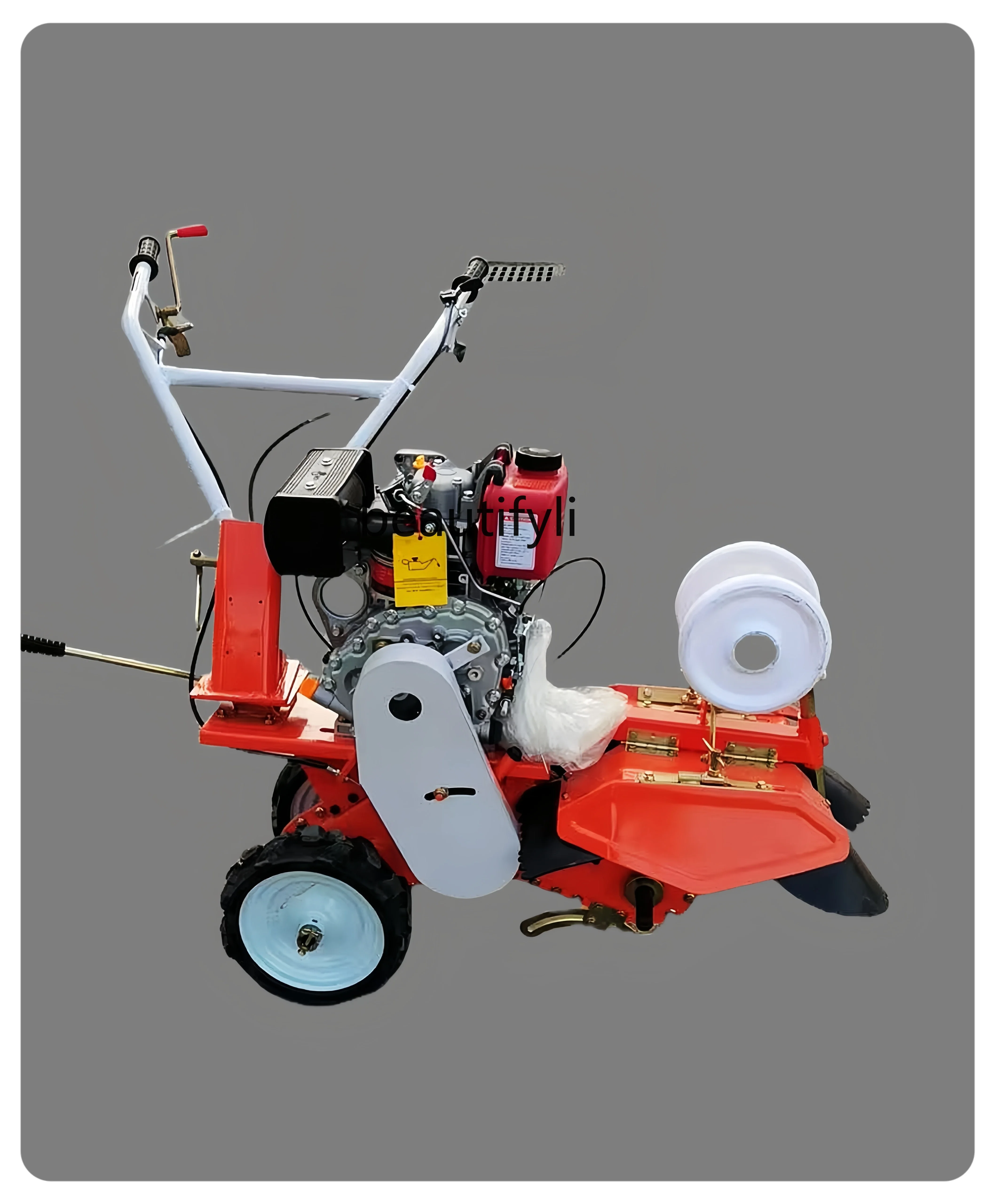 

A44 New four-wheel drive trenching machine green onion trenching machine pastoral management machine ginger plowing