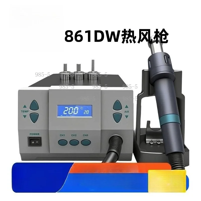 Industrial Grade High Power Straight Hot Air Gun 861DW, For Mobile Phone Welding And Desoldering Repair