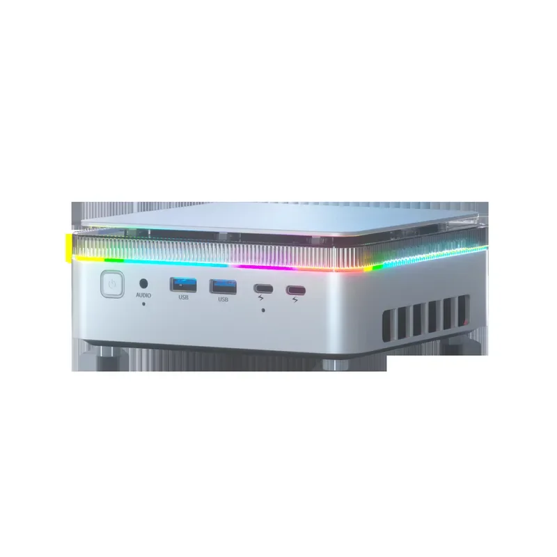 【CHIMU HOME】 AI Mini PC for Ultra 7 155H CPU with RGB Light 16GB or 32GB DDR5 RAM 1TB PCIe 4.0 SSD Triple Display