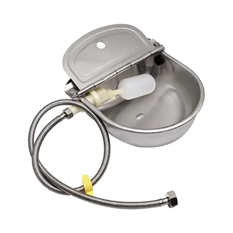 

Automatic Stainless Steel 3/4 "Float Valve Livestock Water Dispenser Cattle Horse Goat Sheep Dispenser Drinking Bowl Cattle