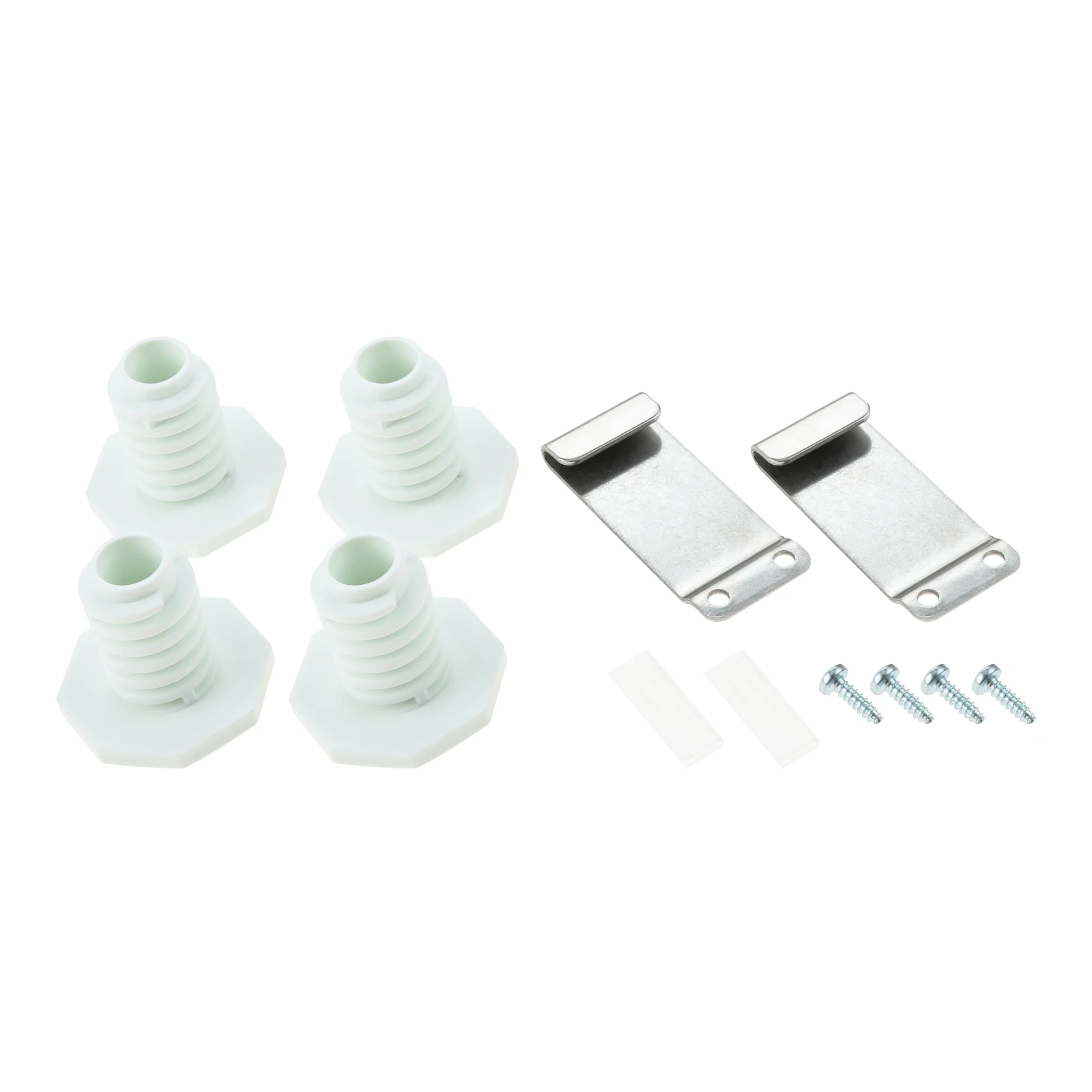 W10869845 Dryer Stacking Kit Washer Pan Head Screw Plastic Clip Hook Bracket for Whirlpool Standard/Long Vent Replace W10298318