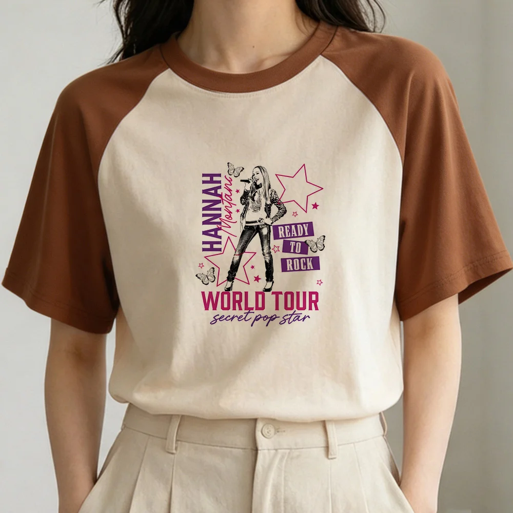 Hannah Montana t shirt teen dollette manga goth t-shirt scene  funny grunge dollette