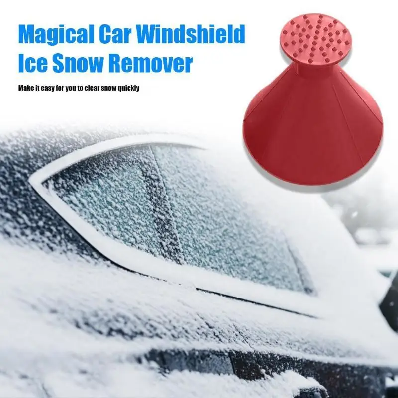 Multi-function Car Snow Remover Oil Refueling Funnel Windshield Shovel Defrosting Deicing Cars Winter Ice Scraper