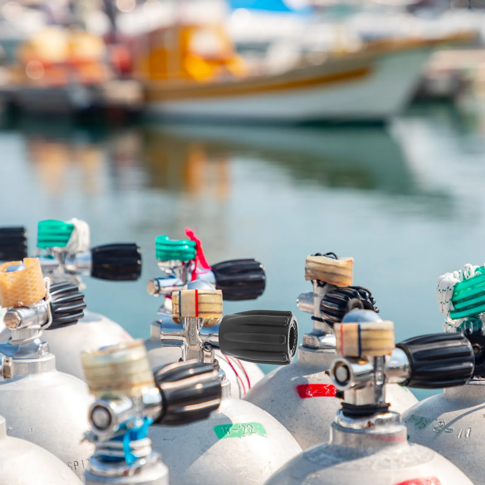 

Клапан для акваланга: прочная запасная часть для дайверского баллона, простая установка, надежная фиксация, безопасный аксессуар для дайвинга, комплектующая для акваланга