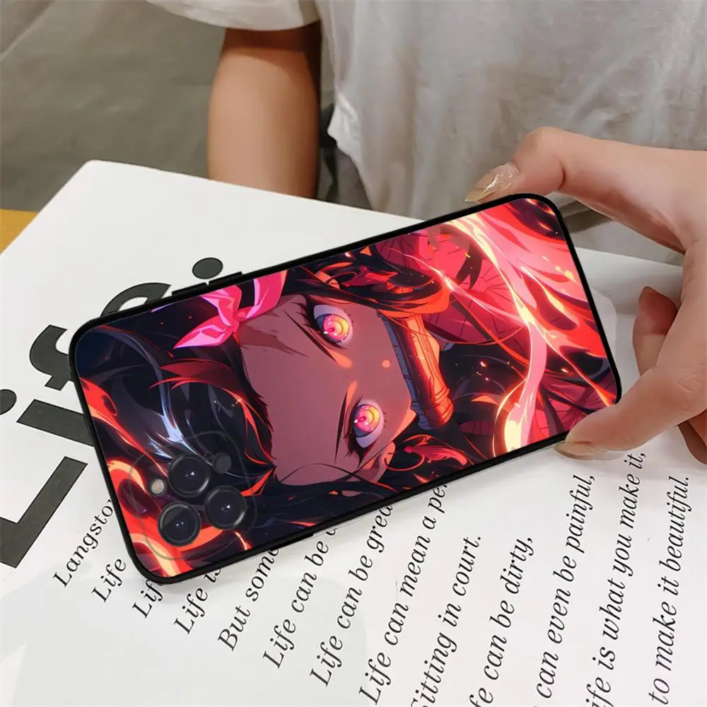 Kimetsu No Yaiba Demon Slayer Anime Phone Case For iPhone 15 14 13 12 Mini 11 Pro XS Max X XR SE 6 7 8 Plus Soft Silicone Cover