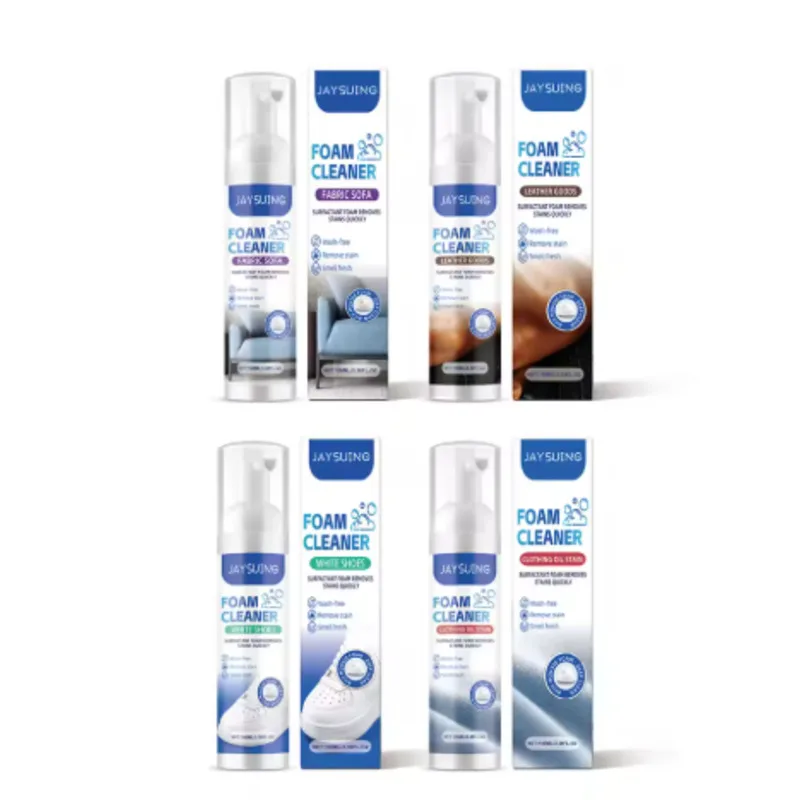 

7 PCS Foam Cleaning Spray Leather Clothing White Shoes Sofa Stubborn Dirt Stain Remove Dry Cleaning No Wash Freshing