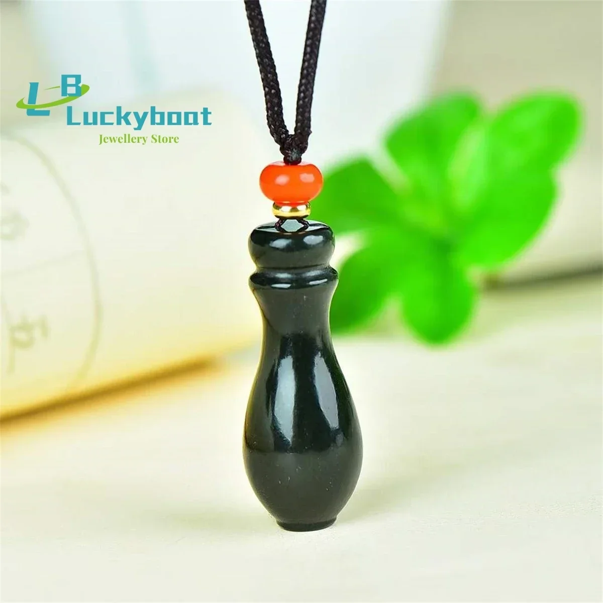 Natural and Tian Yubao Bottle Pendant Simple and Generous Personality Exquisite Fashion Versatile Men and Women