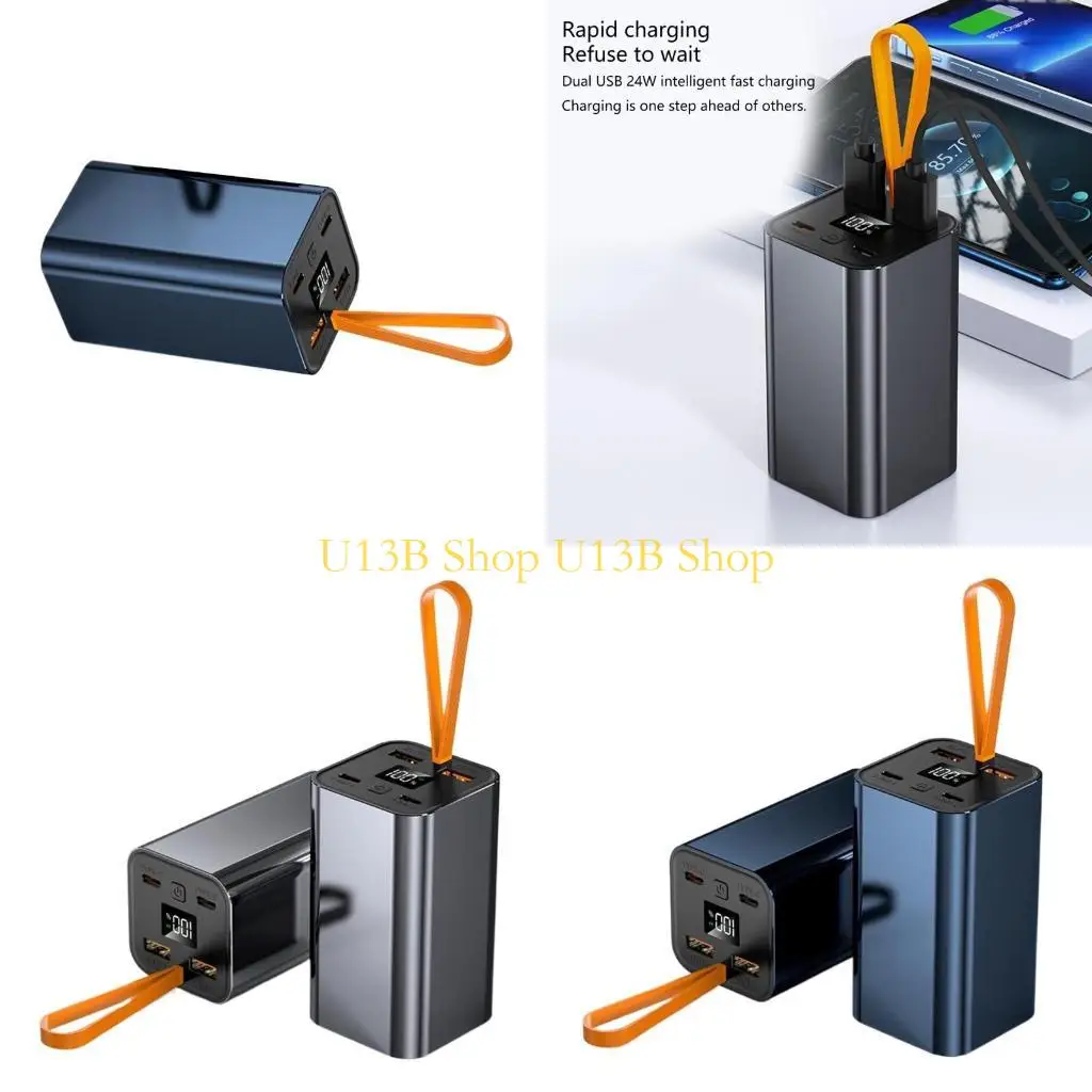 U13B 20000mAh PowerBank Casing with 22.5W Fast USB C Output Port & Input Port LED for Phone