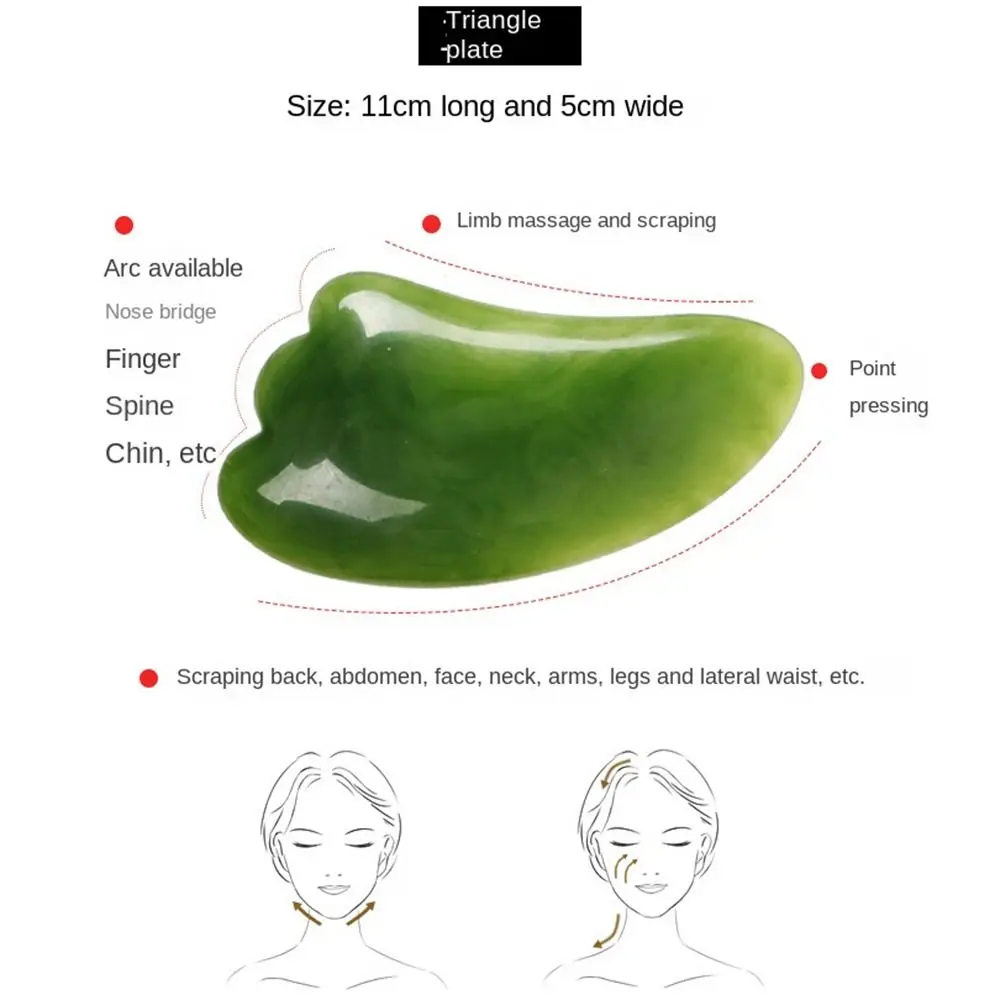 مشط تدليك الرقبة من الراتنج أداة العناية بالبشرة البدنية أداة جميلة للجسم مدلك الوجه غوا شا مجلس مكشطة كشط الوجه #4