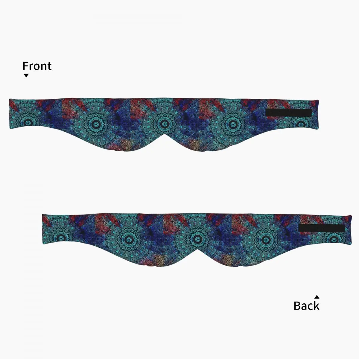 Picture 4: Bohemian Passion Mandala Zen Yoga Meditation sleep mask Portable Eye Cover for Girls Boys Home Sleeping Party Eyeshade eyepatch