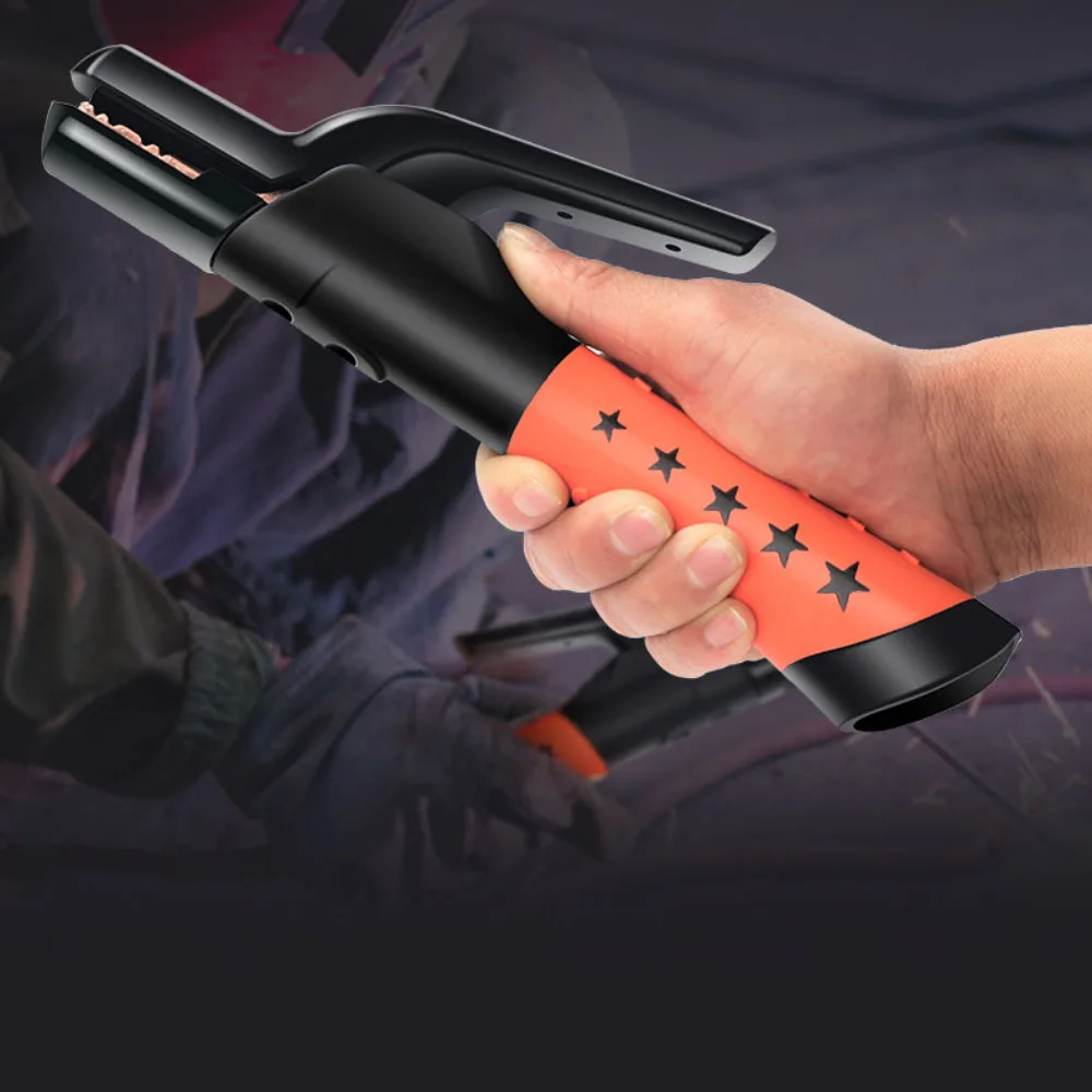 Heavy Duty Welding Electrode Holder Heat Resistant Labor-Saving Insulated Handle 300A 500A 800A 1000A for Welding Machine