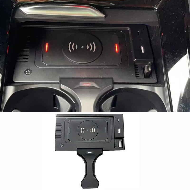 

Magsafe car wireless charger center console phone charger charging holder charging plate for BMW X3 G01 X4 G02 for iPhone 12-16
