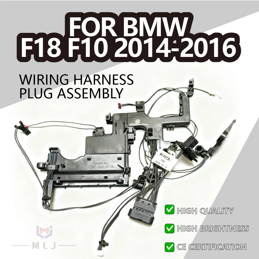 

For BMW 5 Series F10 F18 2014 2015 2016 2017 HID Car Headlight Internal Wire Harness Plug Wiring Harness Assembly DRL