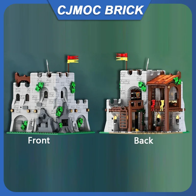 

993 шт. средневековый замок Moc Exile's End Castle серии No 5 строительные блоки модель технология кирпич черная игрушка для праздничного подарка