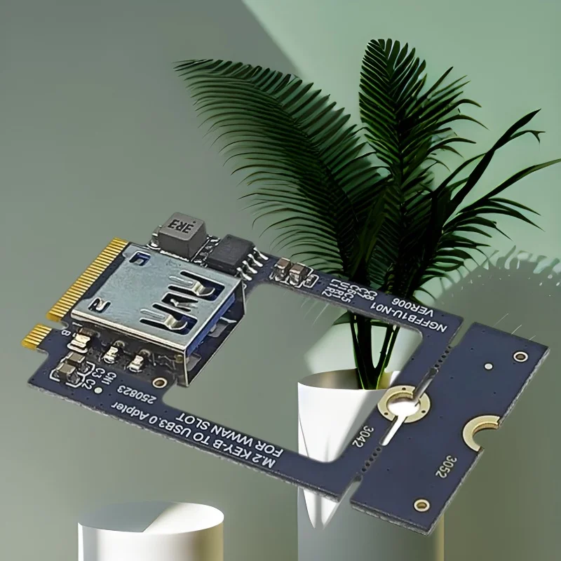 

Ноутбуки M.2 B Key to Bluetooth-совместимая сетевая карта Wi-Fi USB NGFF 3042/3052 Преобразователи M.2 Key B Slot to USB3.0 Riser Card