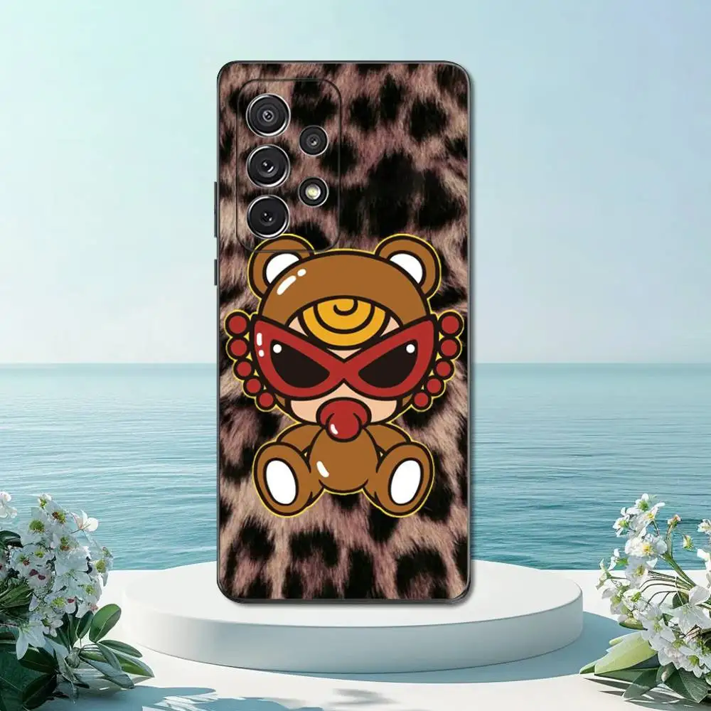 Funny H-Hysteric Cute M-mini Phone Case For Samsung S22,S21,S20,S10,S9,S25,S24,S23,Ultra,FE,Plus,Lite,Soft Silicone Black Cover