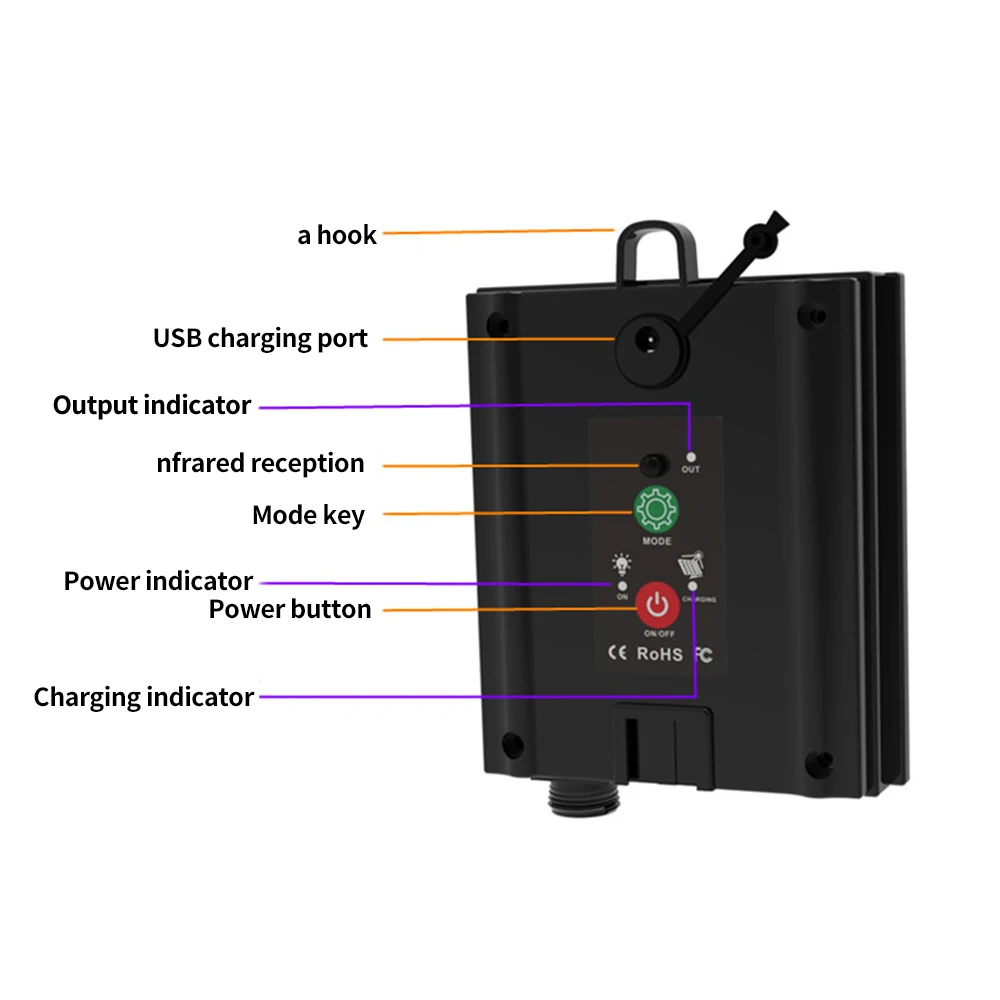 Solar Battery Box Kit Pack Powered Lithium Panel Light With Drill Digger Remote Control For Led String Strip Lamp 3V/24V DIY