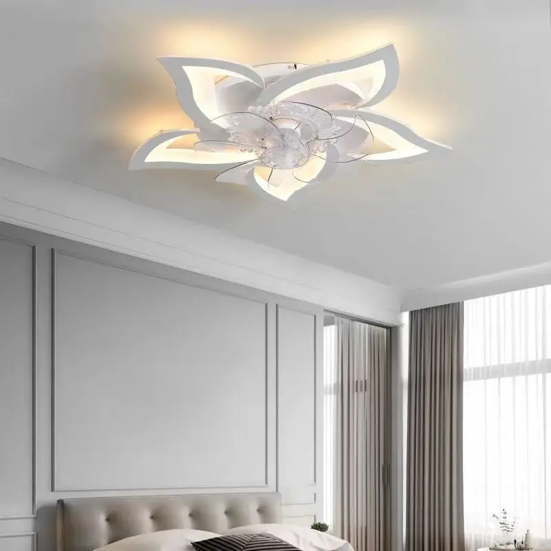 IRALAN LED Ceiling Fan Lamp Modern Lighting Exhaust With App and Remote Control Mute 3-Wind Adjustable Speed Dimmable For Indoor