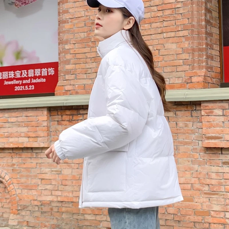 Winter Female Lining Warm Jackets New Woman Fashion Down Coat Women   White Duck   Jacket  s G926