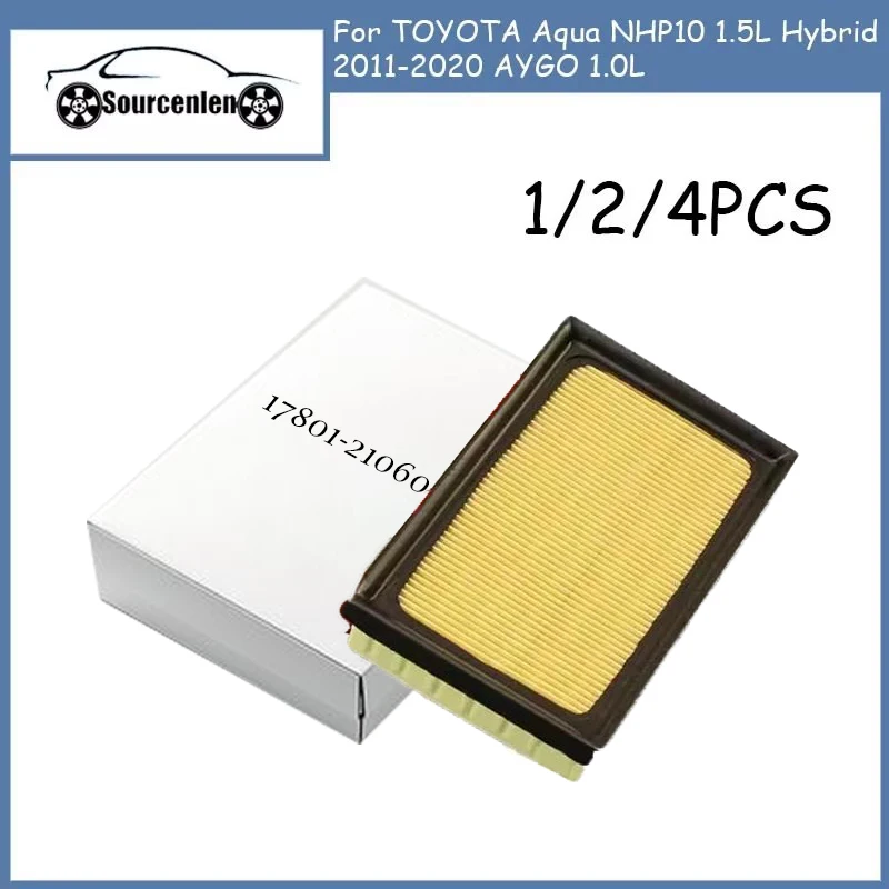 Air Filter Cabin Filter for TOYOTA Aqua NHP10 1.5L Hybrid 2011-2020 AYGO 1.0L 1780121060 8713930040 17801-21060 87139-30040