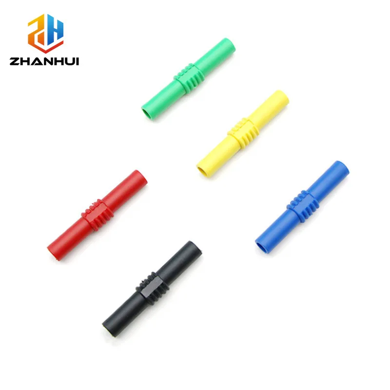5Pcs 4mm Insulated Banana Female Socket Adapter - Female to Female Coupler for Test Leads & Audio Equipment