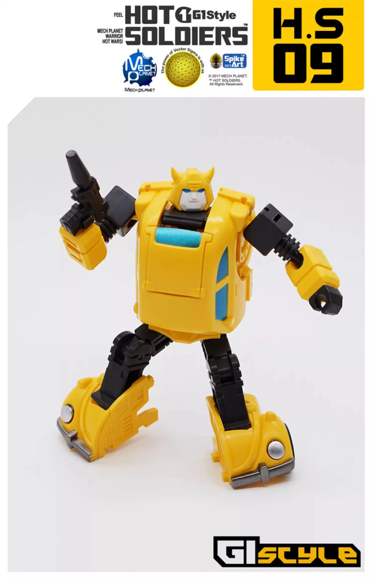 MFT Yellow Bee HS09 HS-09 Transformation Mini Pocket War Series Anime G1 Action Figure Model Kids Collection Deformed Toys Gifts