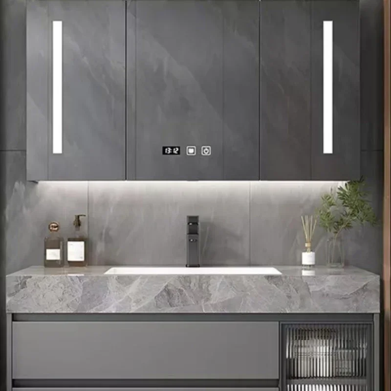 Washbasin Bathroom Furniture Luxury Shelves Complete Cabinet Kitchen Modern Toilets Bathroom Badkamerkast Accessories Home