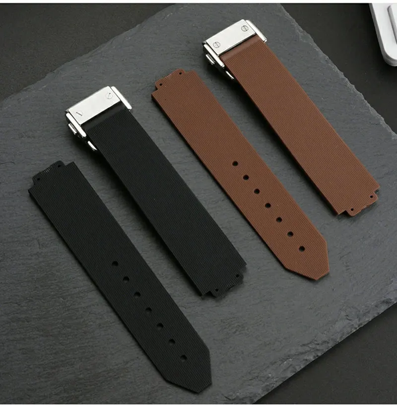 Hb Watchに適したラバーストラップ,yubo Classicクォーツフュージョンウォッチ,女性用シリコンテープ付き