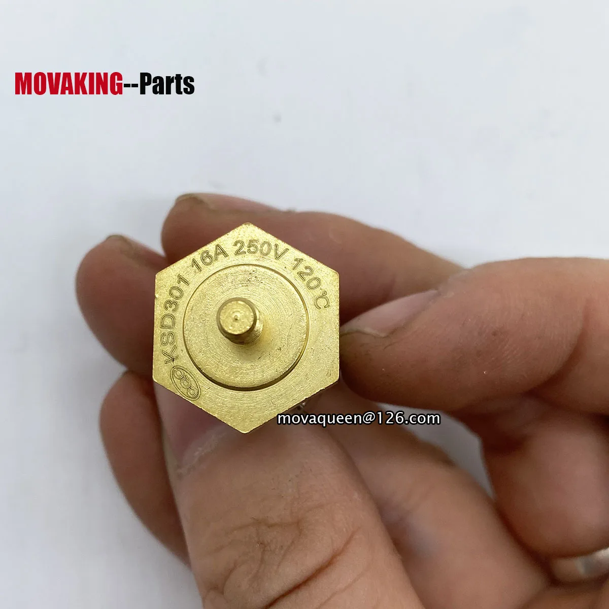 Coffee Machine Spare Parts Automatic Reset M4 KSD301 16A 250V 120 Degrees Limiter Temperature Sensor Controller