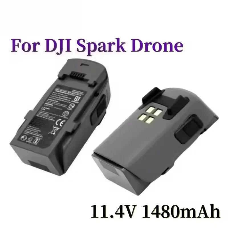 For DJI Spark Drone UAV Upgraded Replacement Intelligent Flight Battery 11.4V 1480mAh High Quality Activated 0 Cycles